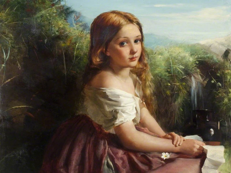 1829-Robert Inerarity Herdman - Bonny Bell - Perth Art Gallery